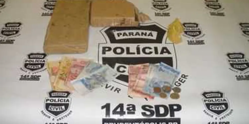 Operação entre a Civil e Militar apreendeu 2 kg de droga