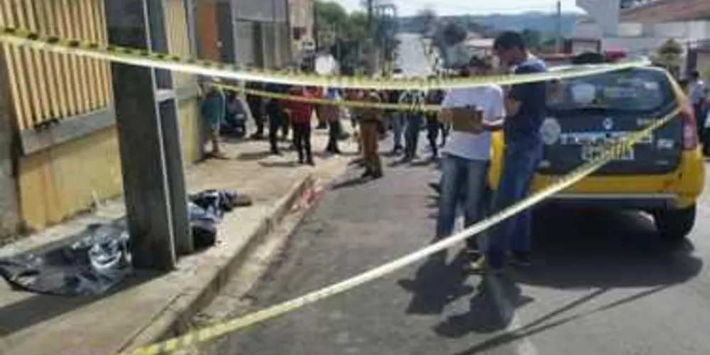 Crime aconteceu na manhã dessa sexta-feira na área central de Telêmaco Borba