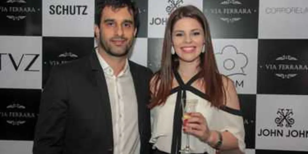 Os empresários Fernando Kanzler e Juliana Mendes