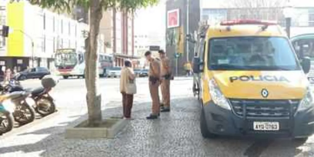 Operação reforçou a segurança no centro