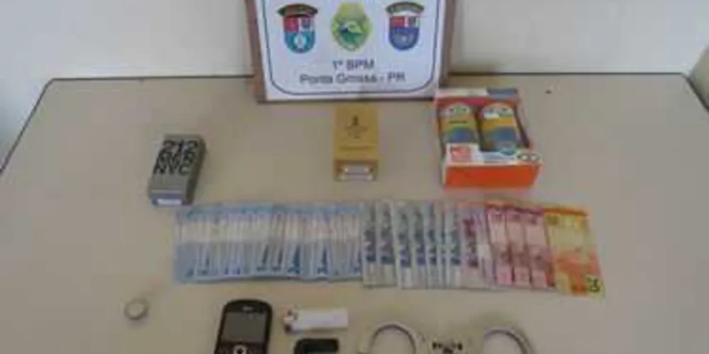 Rapaz foi preso e produtos recuperados