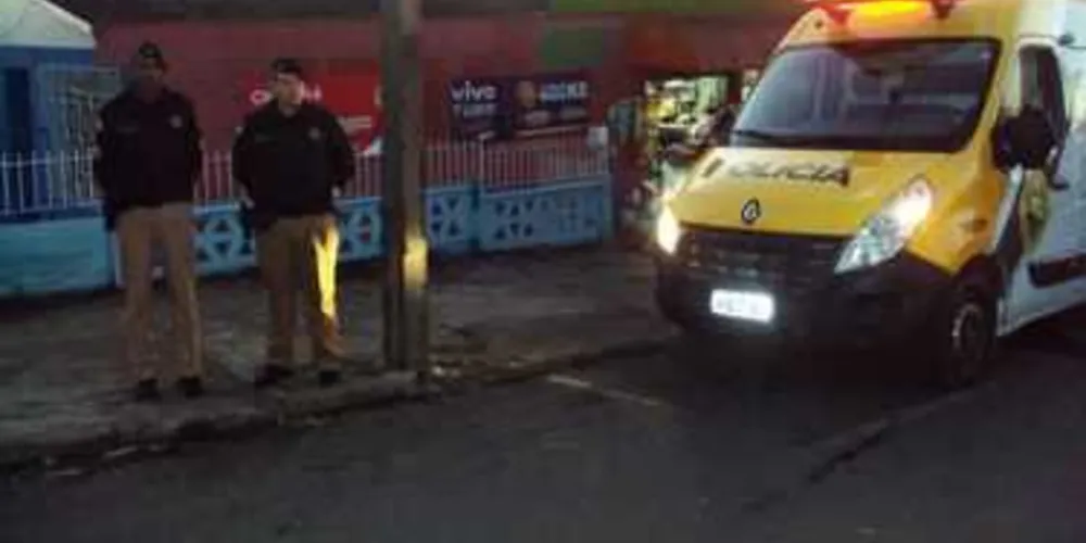 Policiais intensificaram a segurança na região do Contorno