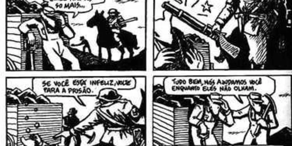 Maus é uma história em quadrinhos que conta como um judeu sobreviveu ao Holocausto