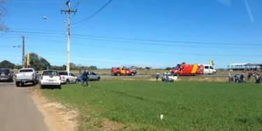Imagem ilustrativa da imagem Motociclista fica gravemente ferido após acidente em Castro