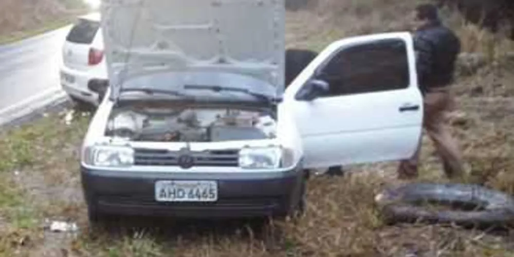 Imagem ilustrativa da imagem Carro furtado em Castro é recuperado em Tibagi