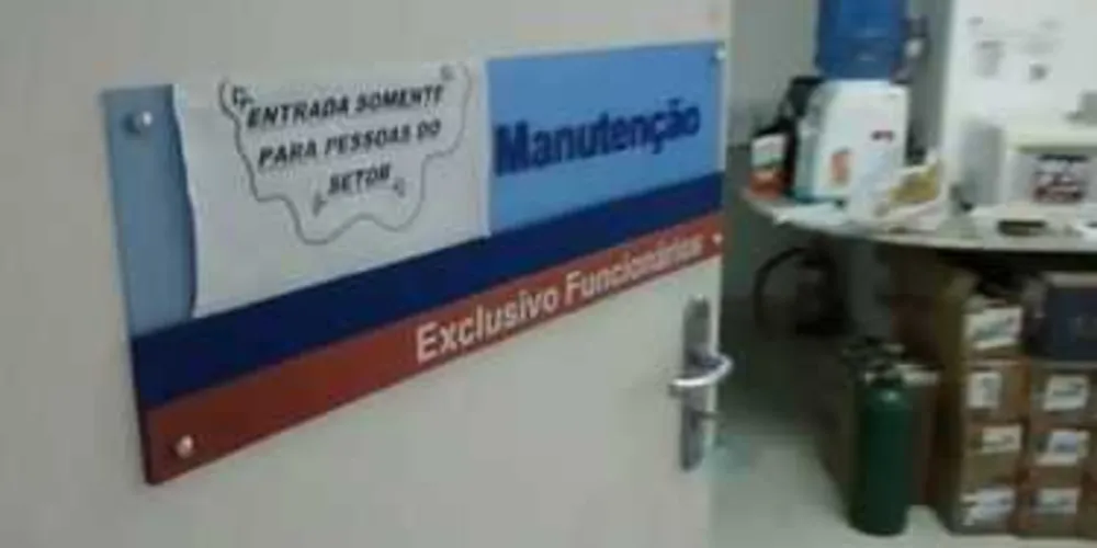 Área de manutenção vem sofrendo com problemas de acúmulo de água
