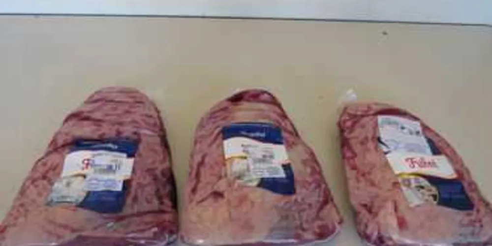 Rapaz tentava furtar três peças de picanha