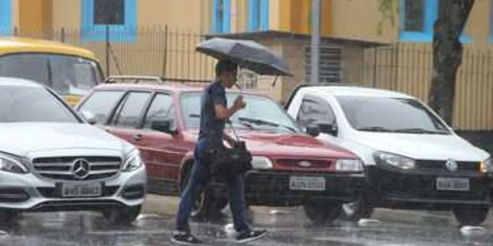 Chuva deve começar na parte da tarde