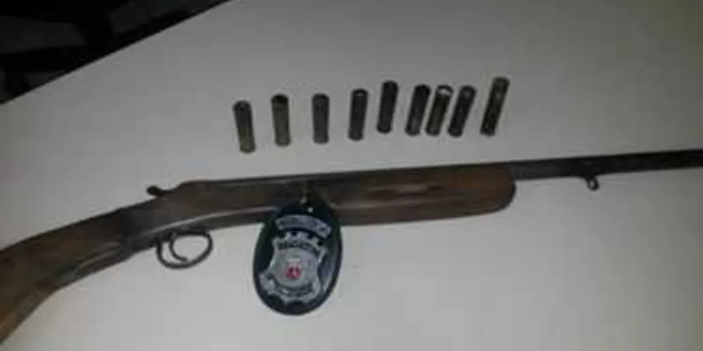 Arma utilizada no crime foi apreendida pela Polícia