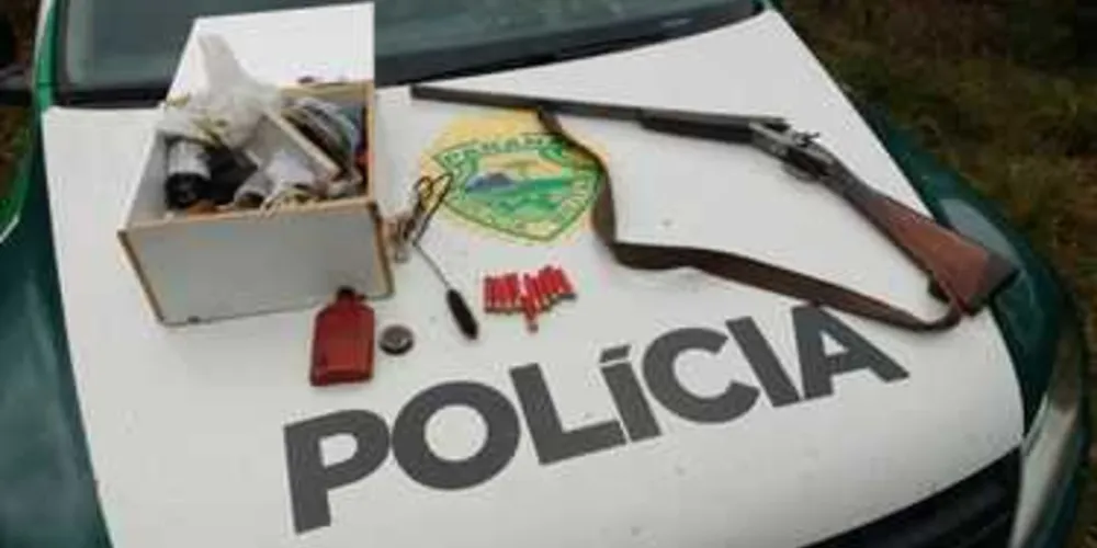 Imagem ilustrativa da imagem Polícia encontra arma e munições em Palmeira