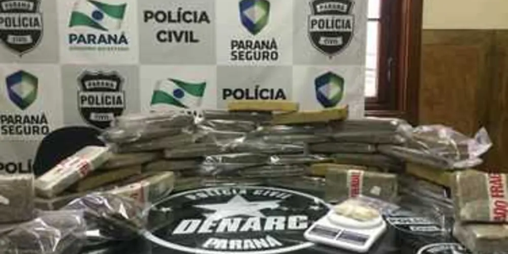 Imagem ilustrativa da imagem Denarc apreende 35 kg de maconha na Vila Maria Otília