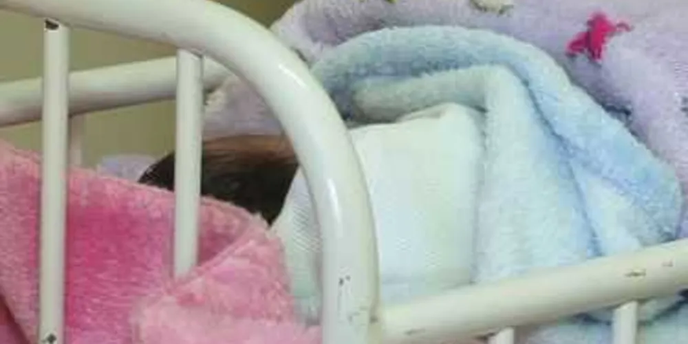 Bebê foi encaminhada para uma casa hospitalar
