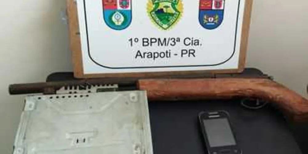 Armas foram apreendidas durante a ação conjunta