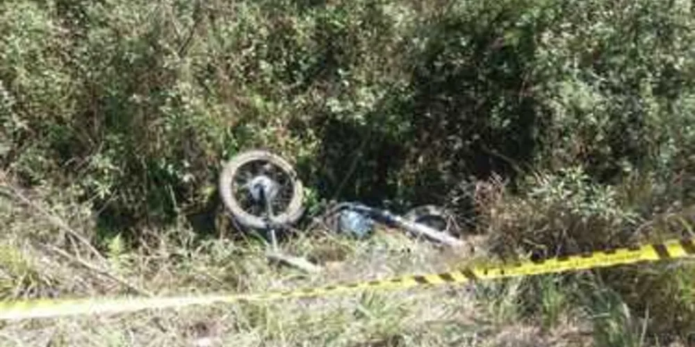 Rapaz morreu ao cair de moto em São Mateus do Sul