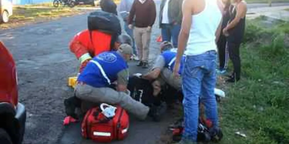 Acidente deixou jovem gravemente ferido em Uvaranas