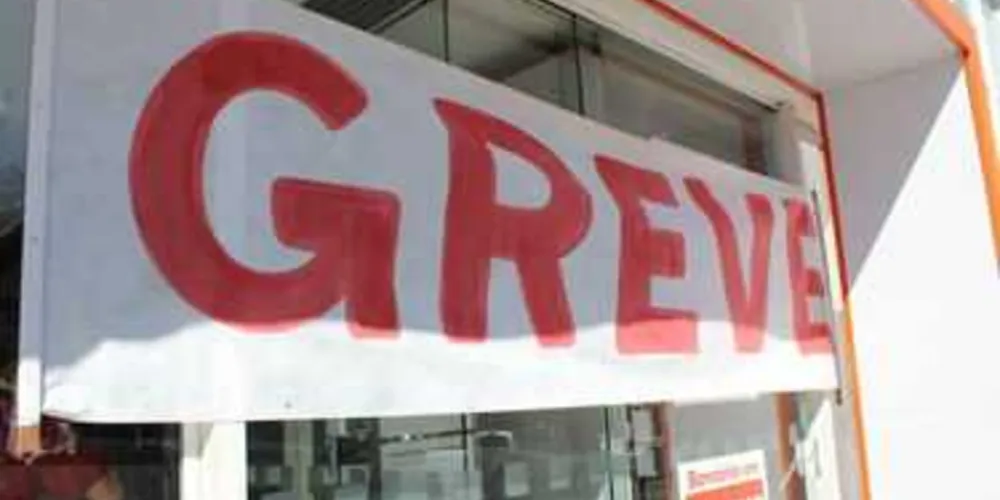 Greve já atinge todas agências dos Campos Gerais