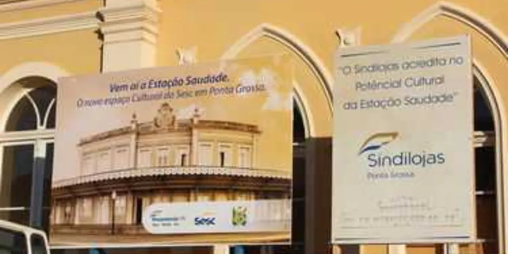 Isolamento no prédio marca início das obras na Estação Saudade