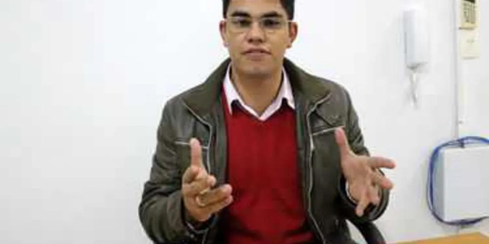 Leandro é um dos candidatos para a Prefeitura de Ponta Grossa
