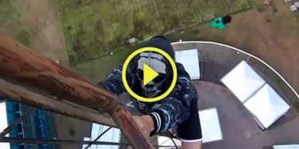 Imagem ilustrativa da imagem Imprudentes atacam novamente e sobem chaminé