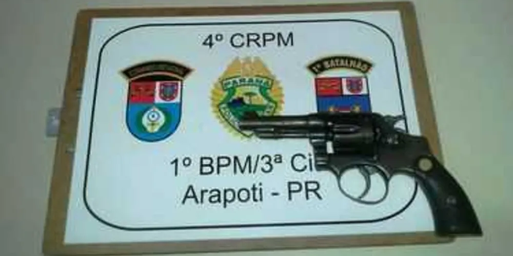 Imagem ilustrativa da imagem Rapaz é detido com arma de fogo irregular