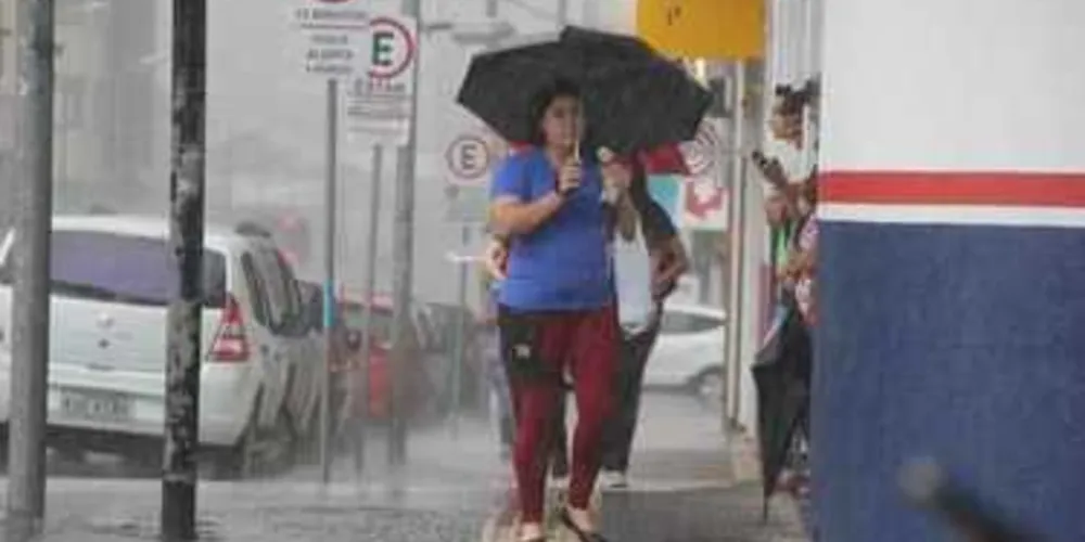 Chuva na quinta e sexta-feira deve ser intensa