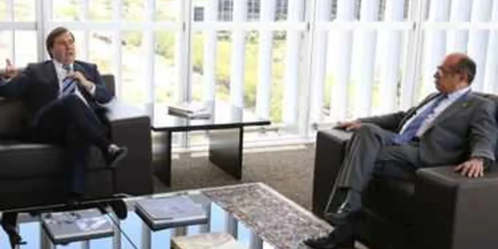 Gilmar Mendes se reuniu com Rodrigo Maia
