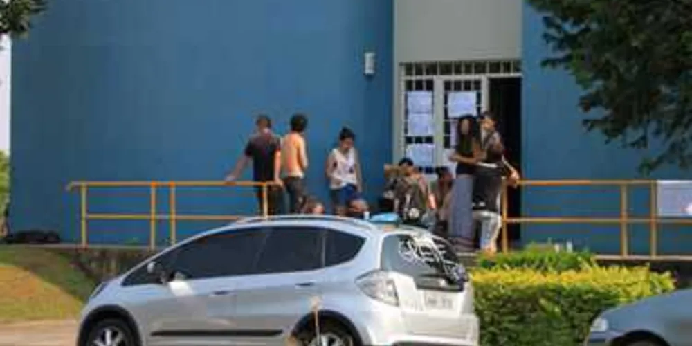 Estudantes negaram falar com a imprensa