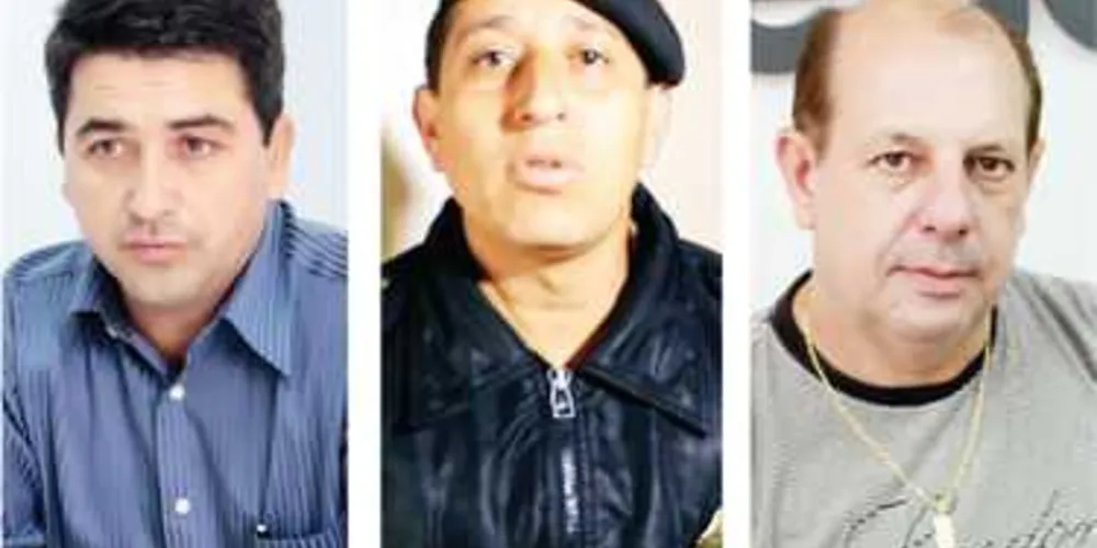Ezequiel, Guiarone e Cieslak fazem parte da 'Bancada da Bala'