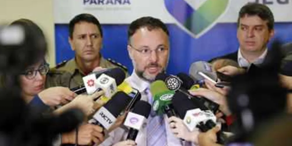 Secretário de Segurança Pública deu coletiva de imprensa após a apreensão