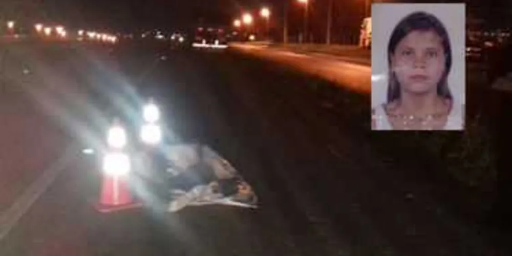 Moça morreu atropelada no Distrito Industrial