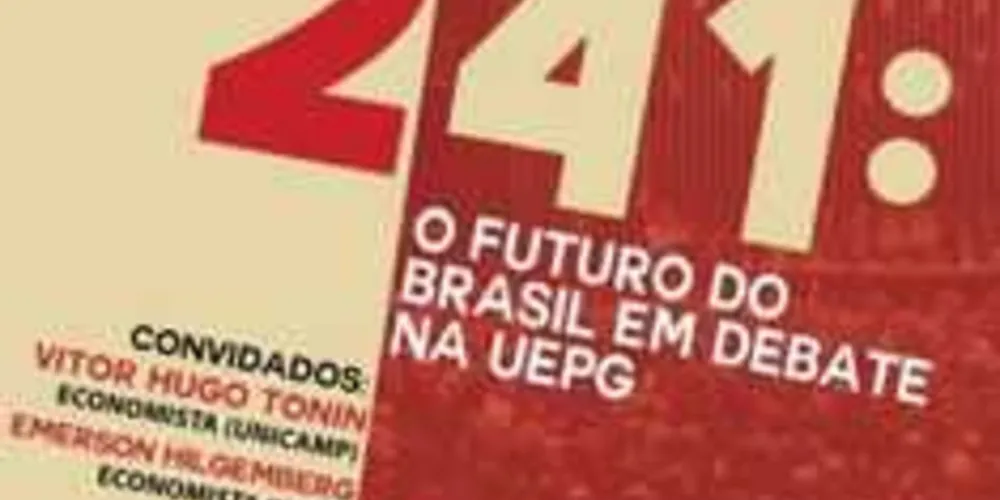 Imagem ilustrativa da imagem UEPG realiza fórum sobre PEC 241