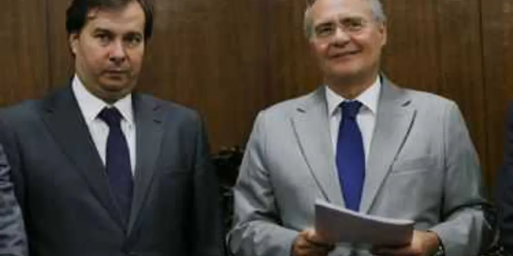 Maia (esq.) e Renan (dir.) podem ser prejudicados