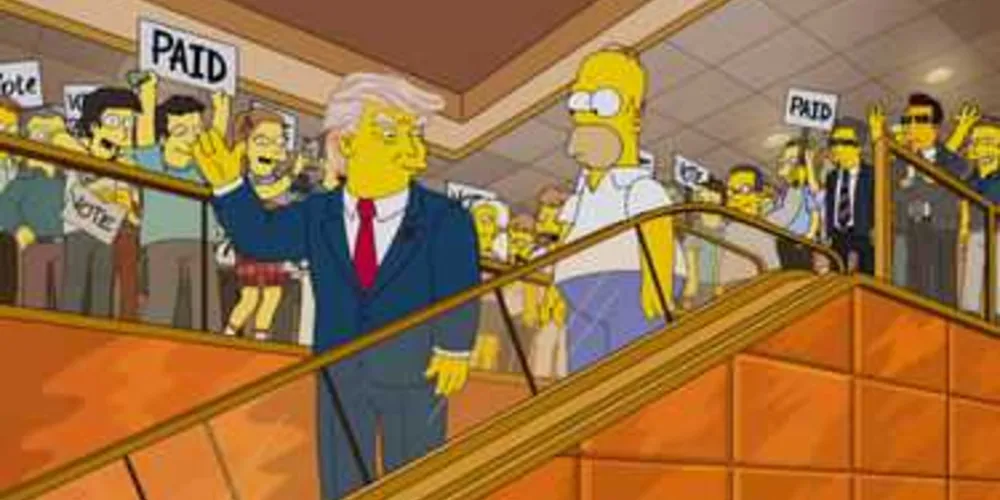 Imagem ilustrativa da imagem Simpsons previram em 2000 a vitória de Trump