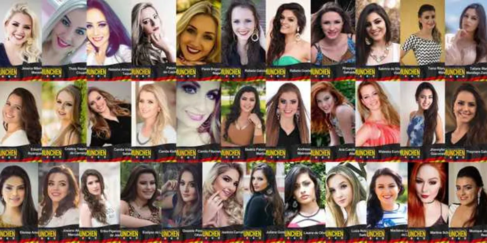 Imagem ilustrativa da imagem Organização divulga candidatas à Rainha da 'München'