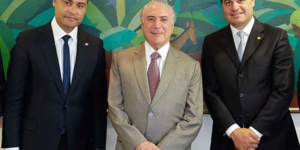 Imagem ilustrativa da imagem Rangel é recebido por Temer em Brasília