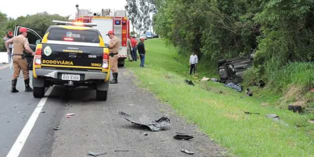 Acidente causou três mortes em Arapoti
