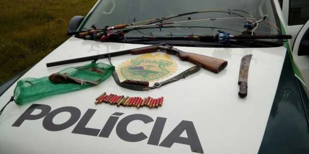 Imagem ilustrativa da imagem Suspeito de caça e pesca ilegal é preso em flagrante no Guaragi