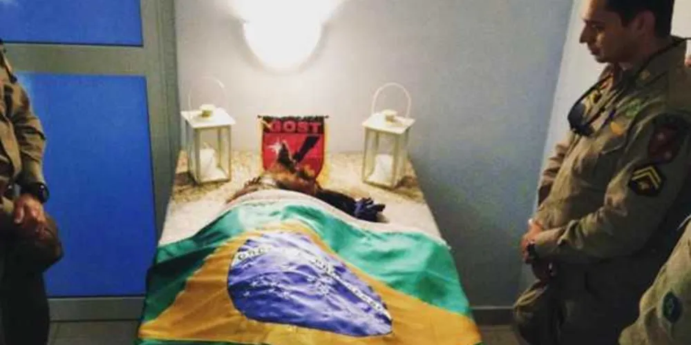 Imagem ilustrativa da imagem Bombeiros do PR se despedem de cão pioneiro em resgates