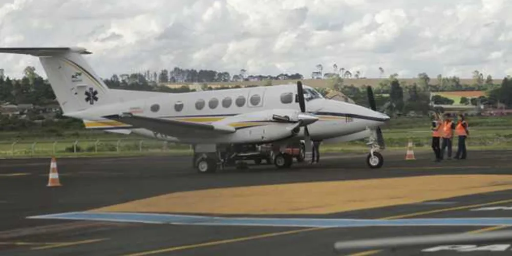 Imagem ilustrativa da imagem Serviço aeromédico transfere criança de PG para Curitiba