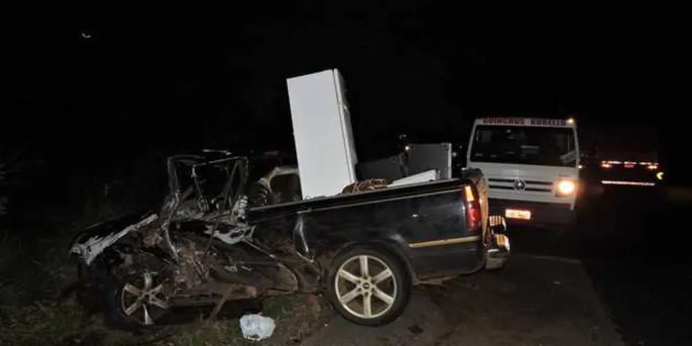 Acidente deixou uma pessoa gravemente ferida