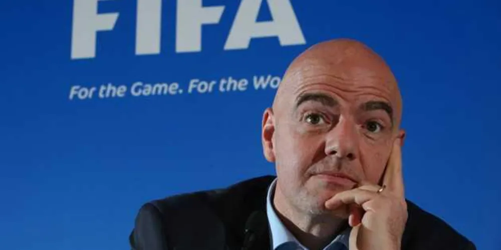 O presidente da Fifa Gianni Infantino