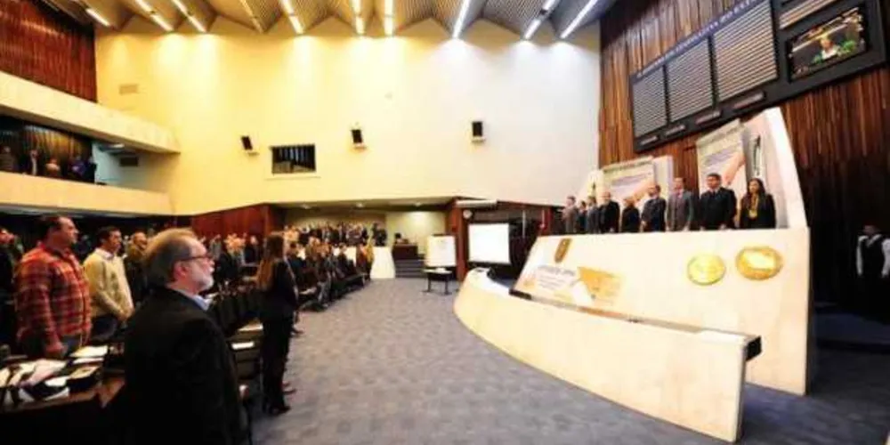 Plenário da Alep, palco da cerimônia