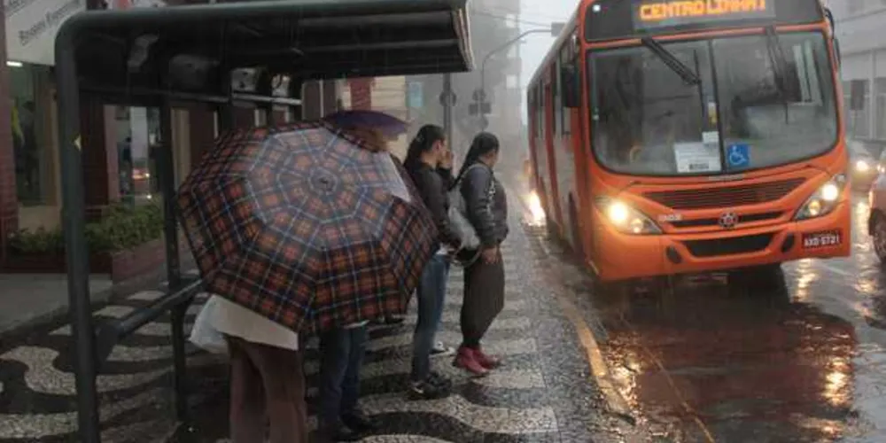 Chuva deve atingir Ponta Grossa até domingo