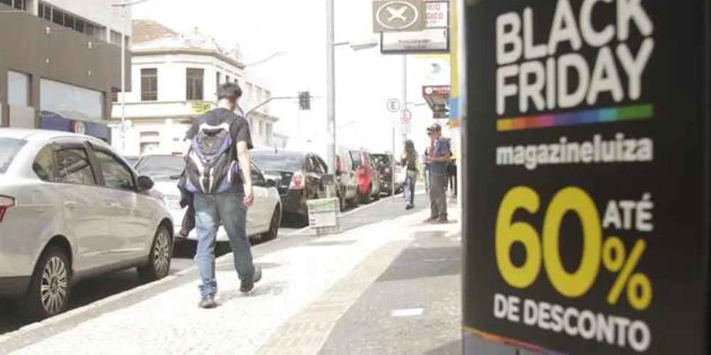 Imagem ilustrativa da imagem Ponta-grossenses devem gastar R$ 1,4 mi na Black Friday
