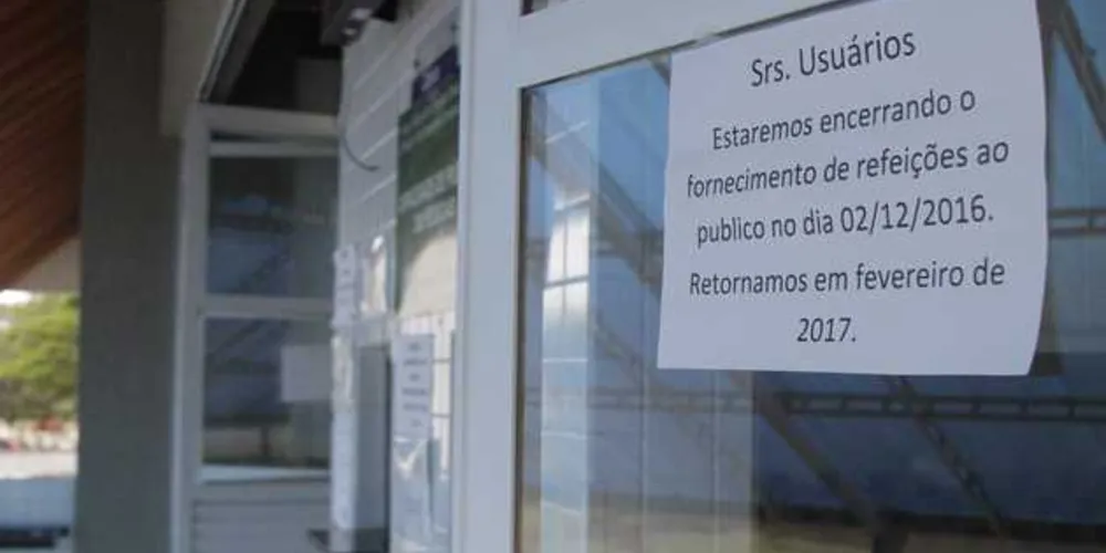 Até sexta-feira o atendimento seguirá das 11h às 13h30 