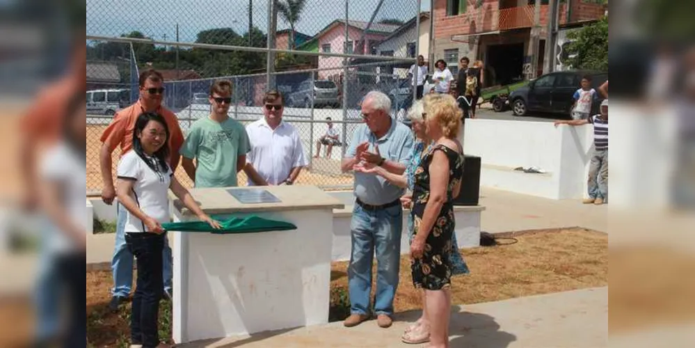 Imagem ilustrativa da imagem Praça é inaugurada no Jardim Bom Pastor, em Castro