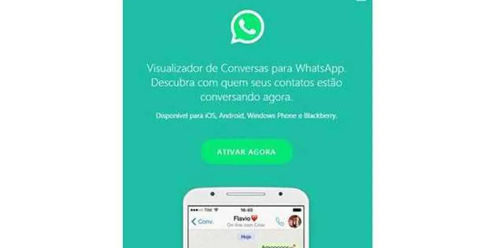 Imagem ilustrativa da imagem Novo golpe promete ver conversas de contatos no 'Whats'