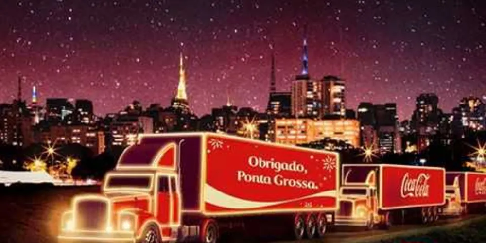 Imagem ilustrativa da imagem Caravana Coca-Cola de Natal chega hoje em PG