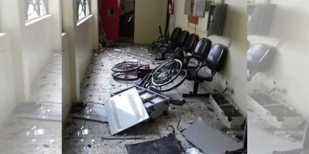 Imagem ilustrativa da imagem Veja como ficou o interior do Fórum após a explosão