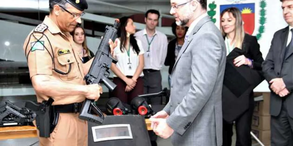Imagem ilustrativa da imagem Segurança recebe R$ 3,7 mi em armas, veículos, coletes e munições